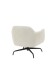 Drehsessel >Tajo< Loungesessel 360° drehbar, creme - 75x70x74cm (BxHxT)