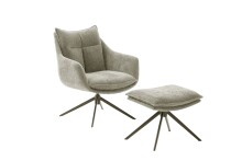 Drehsessel >PARKER< 360° drehbar, Loungesessel...
