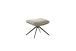Drehsessel >PARKER< 360° drehbar, Loungesessel cappuccino - 76x83x79cm (BxHxT)