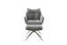 Drehsessel >PARKER< 360° drehbar, Loungesessel anthrazit - 76x83x79cm (BxHxT)