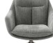 Drehsessel >PARKER< 360° drehbar, Loungesessel anthrazit - 76x83x79cm (BxHxT)