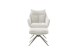 Drehsessel >PARKER< 360° drehbar, Loungesessel creme - 76x83x79cm (BxHxT)