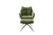 Drehsessel >PARKER< 360° drehbar, Loungesessel olive - 76x83x79cm (BxHxT)