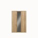 Drehtürenschrank >LISSON< in Mauvella Eiche Dekor - 129,5x193,7x60,2cm (BxHxT)