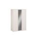 Drehtürenschrank >LISSON< in Sand - 129,5x193,7x60,2cm (BxHxT)