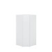 Eckkleiderschrank >LISSON< in Weiss - 92,2x193,7x92,2cm (BxHxT)