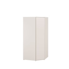 Eckkleiderschrank >LISSON< in Sand - 92,2x193,7x92,2cm (BxHxT)