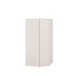 Eckkleiderschrank >LISSON< in Sand - 92,2x193,7x92,2cm (BxHxT)