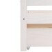 Bett >Athen< inkl. Lattenrost, Weiß, Kiefer massiv - 208x60x98cm (BxHxT)