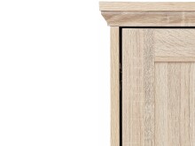 Sideboard >Nantes< 3 Türen, 4 Fächer, Eiche Dekor - 118x80x39cm (BxHxT)