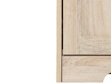 Sideboard >Nantes< 3 Türen, 4 Fächer, Eiche Dekor - 118x80x39cm (BxHxT)