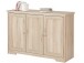 Sideboard >Nantes< 3 Türen, 4 Fächer, Eiche Dekor - 118x80x39cm (BxHxT)