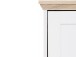 Sideboard >Nantes< in Weiß / Eiche Dekor - 118x80x39cm (BxHxT)