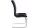 Freischwinger >Lyon< (4er-Set) in Schwarz, PU - 52x101x54cm (BxHxT)