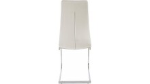 Freischwinger >Lyon< (4er-Set) in Weiß, PU - 52x101x54cm (BxHxT)