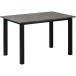 Esstisch >Duisburg< in Grau Beton-Dekor, MDF - 120x76x80cm (BxHxT)
