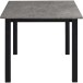 Esstisch >Duisburg< in Grau Beton-Dekor, MDF - 120x76x80cm (BxHxT)