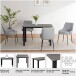 Esstisch >Duisburg< in Grau Beton-Dekor, MDF - 120x76x80cm (BxHxT)