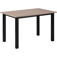 Esstisch >Duisburg< in Eicher Dekor braun, MDF -...