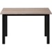 Esstisch >Duisburg< in Eicher Dekor braun, MDF - 120x76x80cm (BxHxT)