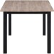 Esstisch >Duisburg< in Eicher Dekor braun, MDF - 120x76x80cm (BxHxT)