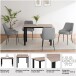 Esstisch >Duisburg< in Eicher Dekor braun, MDF - 120x76x80cm (BxHxT)