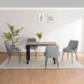 Esstisch >Duisburg< in Eicher Dekor braun, MDF - 120x76x80cm (BxHxT)