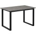 Esstisch >Luxembourg< in Beton Dekor grau, MDF - 120x76x80cm (BxHxT)