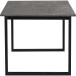 Esstisch >Luxembourg< in Beton Dekor grau, MDF - 120x76x80cm (BxHxT)