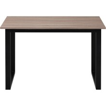 Esstisch >Luxembourg< in Eiche Dekor braun, MDF - 120x76x80cm (BxHxT)