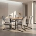 Esstisch >Luxembourg< in Eiche Dekor braun, MDF - 120x76x80cm (BxHxT)