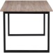 Esstisch >Luxembourg< in Eiche Dekor braun, MDF - 120x76x80cm (BxHxT)