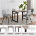 Esstisch >Luxembourg< in Eiche Dekor braun, MDF - 120x76x80cm (BxHxT)