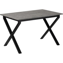 Esstisch >Istanbul< in Beton Dekor grau, MDF -...