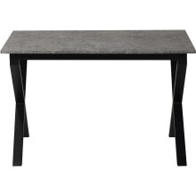 Esstisch >Istanbul< in Beton Dekor grau, MDF - 120x76x80cm (BxHxT)