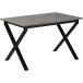 Esstisch >Istanbul< in Beton Dekor grau, MDF - 120x76x80cm (BxHxT)