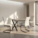 Esstisch >Istanbul< in Beton Dekor grau, MDF - 120x76x80cm (BxHxT)
