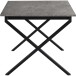 Esstisch >Istanbul< in Beton Dekor grau, MDF - 120x76x80cm (BxHxT)