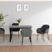 Esstisch >Istanbul< in Beton Dekor grau, MDF - 120x76x80cm (BxHxT)