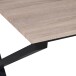 Esstisch >Istanbul< in Eiche Dekor braun, MDF - 80x76x120cm (BxHxT)