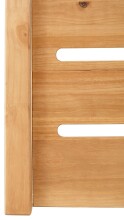 Hochbett >Athen< in Natur, Kiefer - 208x111x103cm (BxHxT)