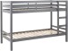 Etagenbett >Athen< inkl. Lattenrost, Kiefer grau - 208x143x103cm (BxHxT)