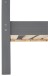 Etagenbett >Athen< inkl. Lattenrost, Kiefer grau - 208x143x103cm (BxHxT)