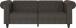 Schlafsofa >Firenze< in Grau, Mikrofaser - 236x83x87cm (BxHxT)