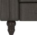 Schlafsofa >Firenze< in Grau, Mikrofaser - 236x83x87cm (BxHxT)
