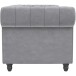 Schlafsofa >Firenze< in Grau, Samt - 236x83x87cm (BxHxT)