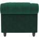 Schlafsofa >Firenze< in Grün, Samt - 236x83x87cm (BxHxT)