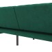 Schlafsofa >Firenze< in Grün, Samt - 236x83x87cm (BxHxT)