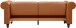 Schlafsofa >Firenze< in Braun, Polyurethan - 236x83x87cm (BxHxT)