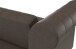 Schlafsofa >Firenze< in Braun Mikrofaser - 236x83x87 (BxHxT)